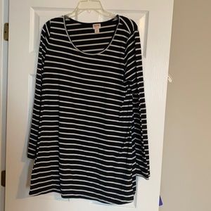 Mossimo & Supply Black and White Tunic